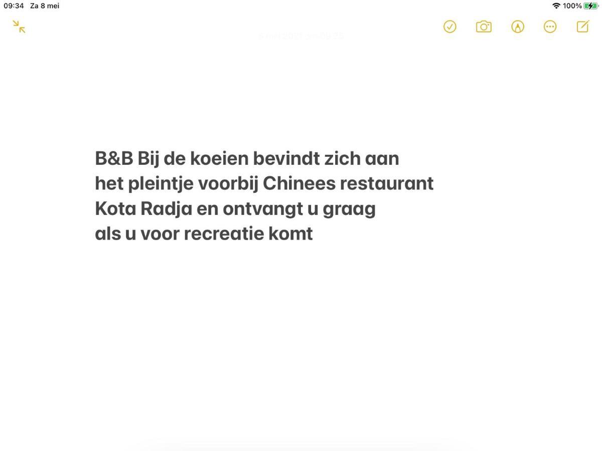 B&B Bij De Koeien 투버켄 외부 사진